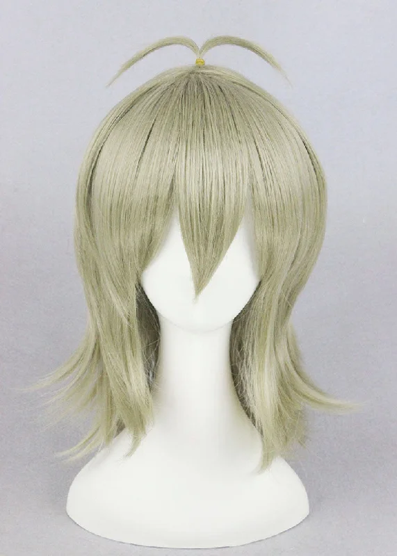 Curly wig with a pre - plucked hairline for a more natural lookCosplay Wig - Lance N Masques: Makio Kidōin