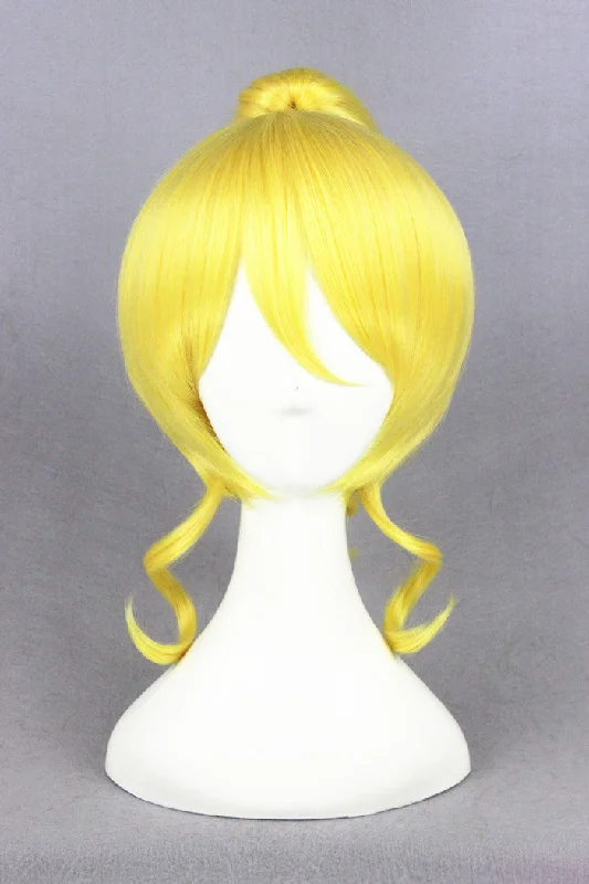 Curly wig with a middle - part for a classic and elegant styleCosplay Wig - Love Live! - Eli Ayase