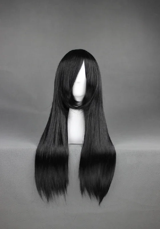 Curly wig with a side - swept bang for a sophisticated lookCosplay Wig - Naruto: Orochimaru