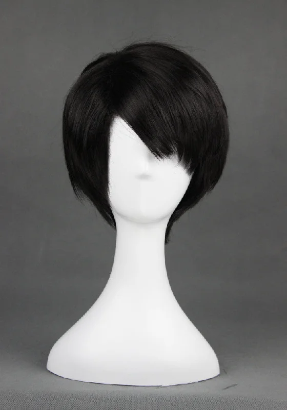 Curly wig with a water - wave texture for a unique and stylish choiceCosplay Wig - Shingeki No Kyojin - Rivaille