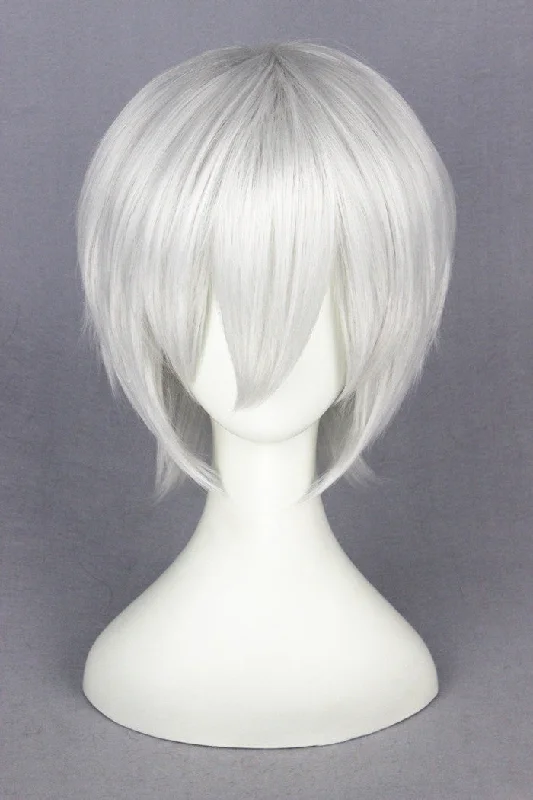 Curly wig in a platinum - blonde color for a bold and trendy lookCosplay Wig - Tokyo Ghoul - Kaneki Ken