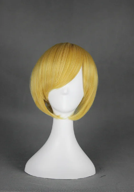 Heat - resistant curly wig for easy styling at homeCosplay Wig - Vocaloid - Len 048A