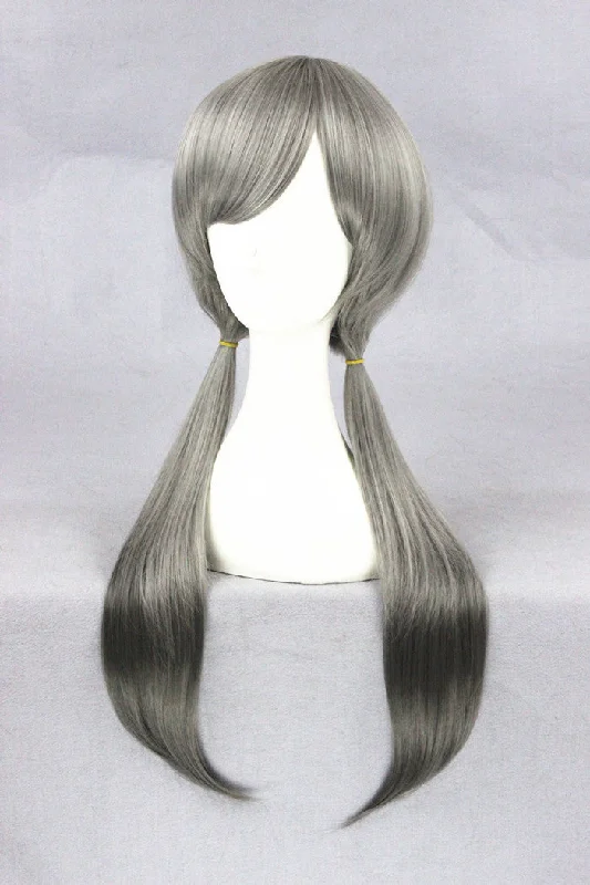 Curly wig with a middle - part for a classic and elegant styleCosplay Wig - Zootopia - Judy Hopps (Dark Grey)