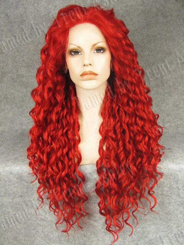 Curly wig with a honey - blonde color for a warm and sunny appearanceDIANNA SAFRON