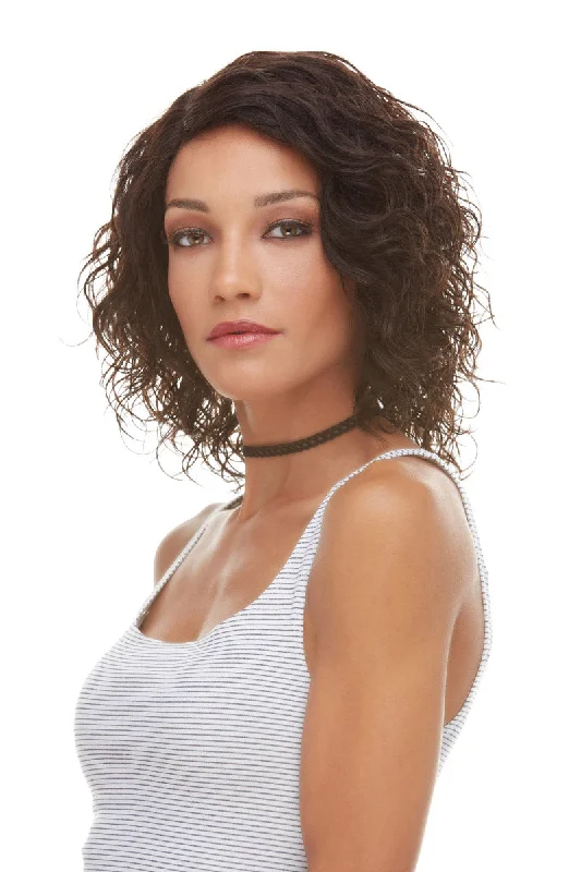 Curly wig with a 220 - density for an extra - full appearanceValentina <br>Remy Human Hair Lace Front Wig