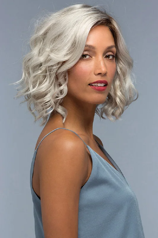 Heat - resistant curly wig for easy styling at homeWren <br>Synthetic Lace Front with Lace Part Wig