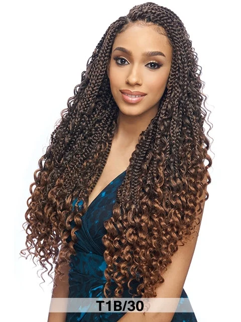 Cornrow Braid & Plait Hair Extensions with a Middle - Part for a Stylish LookHarlem 125 Kima 3X BOHO BOX BRAID Crochet Braid 22 KBX22