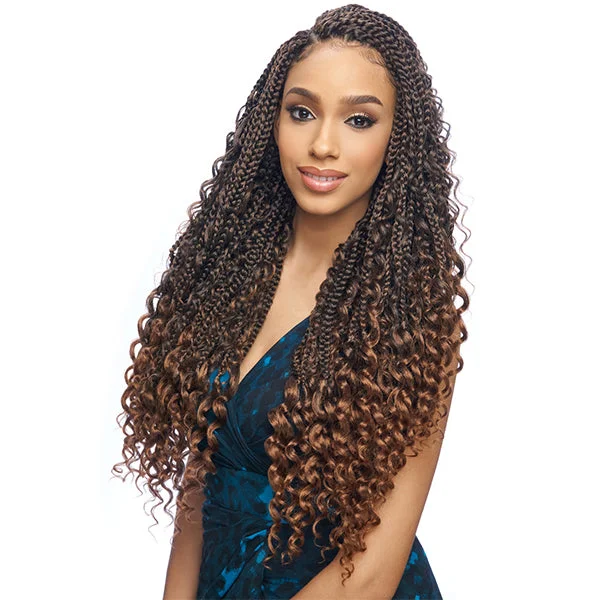 Braid & Plait Hair Extensions with a Curly End for a Playful VibeHARLEM125 SYNTHETIC KIMA BOHO BOX BRAID 22" KBX22 [KBX22]