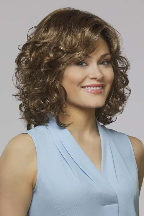 Curly wig with a water - wave texture for a unique and stylish choiceLola <br>Synthetic Wig