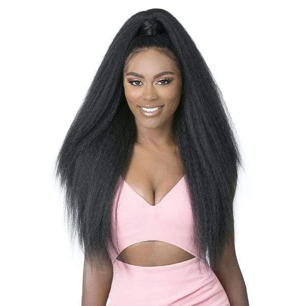 Half wig with a silk - base cap for a comfortable and smooth feelIt's A Wig Goldntree Half Wig & Ponytail - HIGH & LOW 4