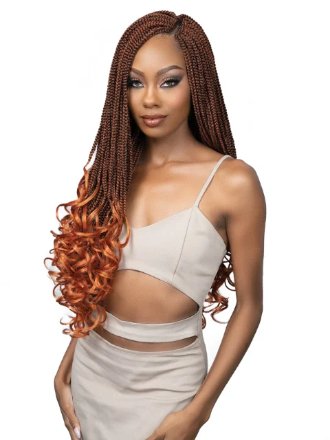 Human Hair Braid & Plait Hair Extensions for a Luxurious and Realistic LookJanet Collection 3X PRE-STRETCHED FRENCH CURL Crochet Braid 48"