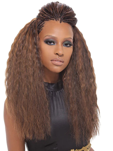 Braid & Plait Hair Extensions with a Braided Headband for an Added Fashion StatementJanet Collection Human Hair SUPER FRENCH Bulk (SFB)