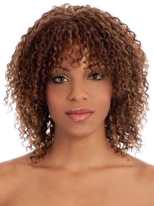 Wavy wig with a pre - bleached knot for a natural - looking scalpJozefina | Synthetic Wig (Basic Cap)