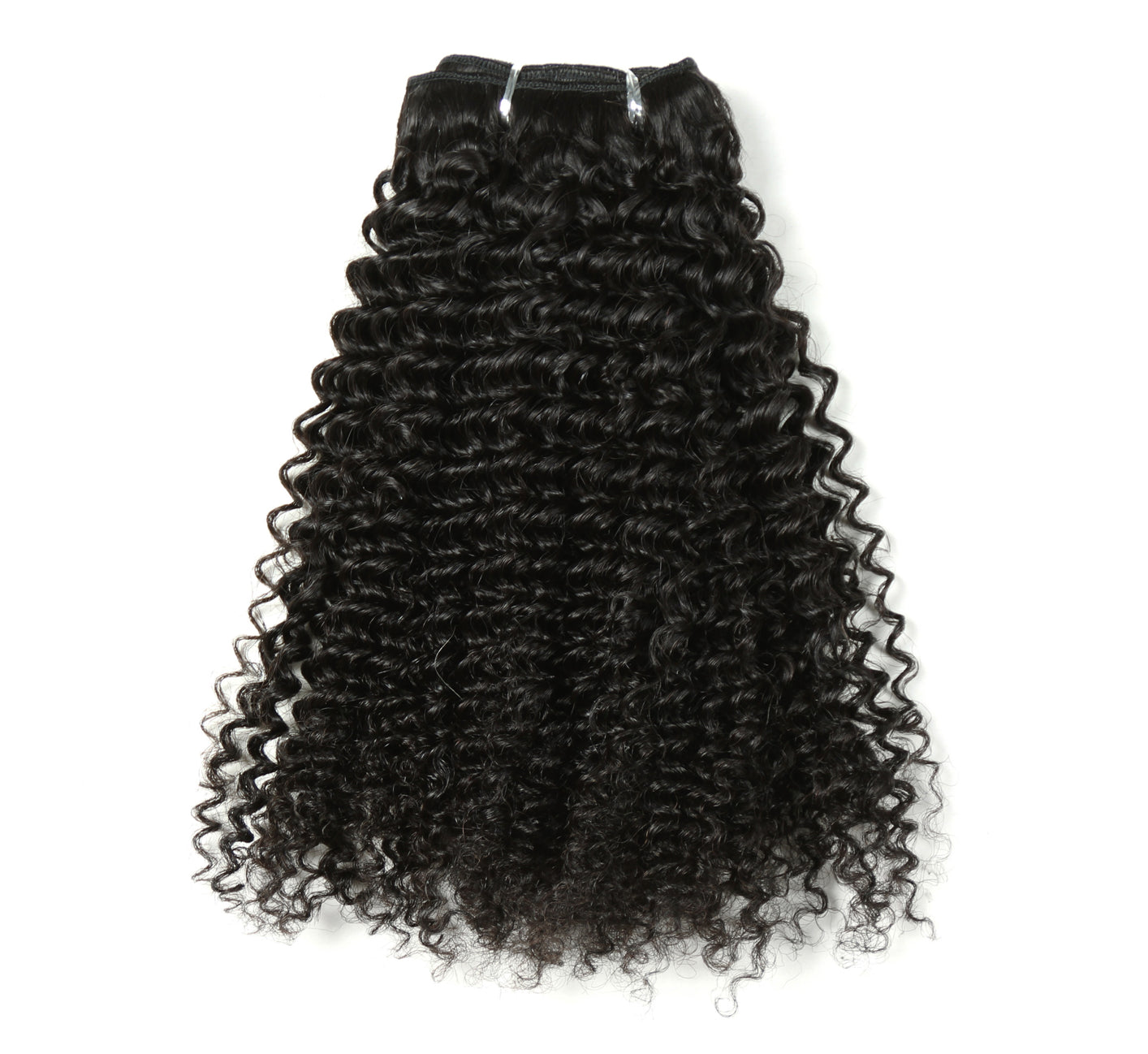 Afro - curly wig with a full and voluminous lookKinky Curly Bundles Hair Wefts