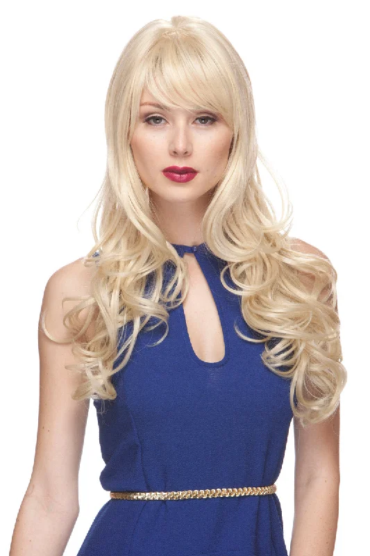 Synthetic curly wig with a tight - curl pattern for a natural lookNoelle <br>Human Hair Blend Wig