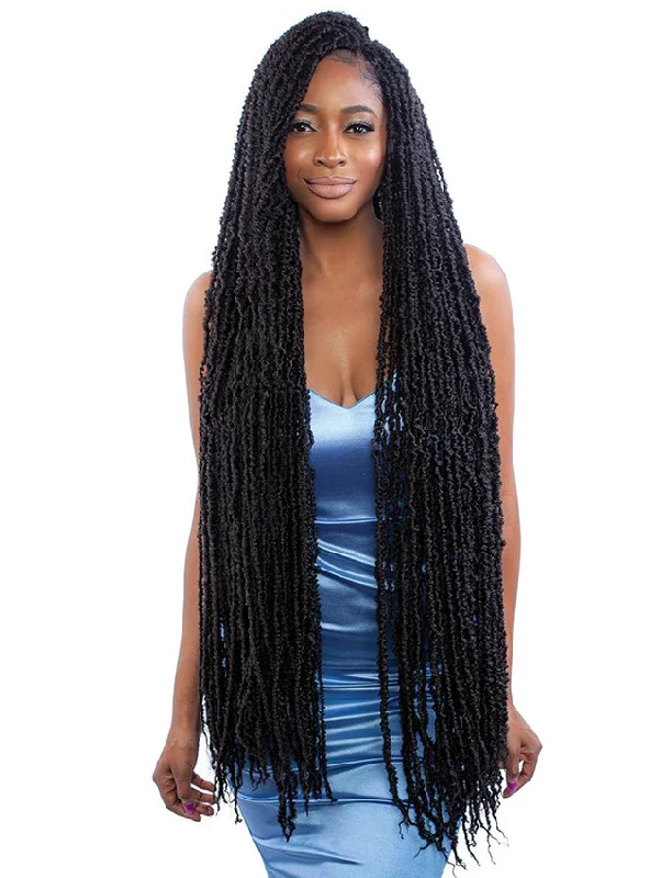 Short - Length Braid & Plait Hair Extensions for a Low - Maintenance and Edgy LookMane Concept Afri Naptural Dreads 2X SISTER BUTTERFLY LOCS Braid 20 (LOC208)