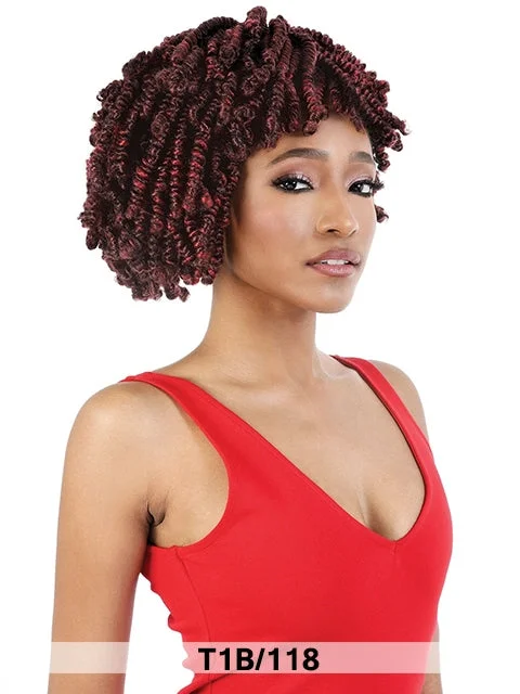 Cornrow Braid & Plait Hair Extensions with a Middle - Part for a Stylish LookMotown Tress 3X BOB SPRING TWIST Crochet Braid 6 (CBOBSP63)