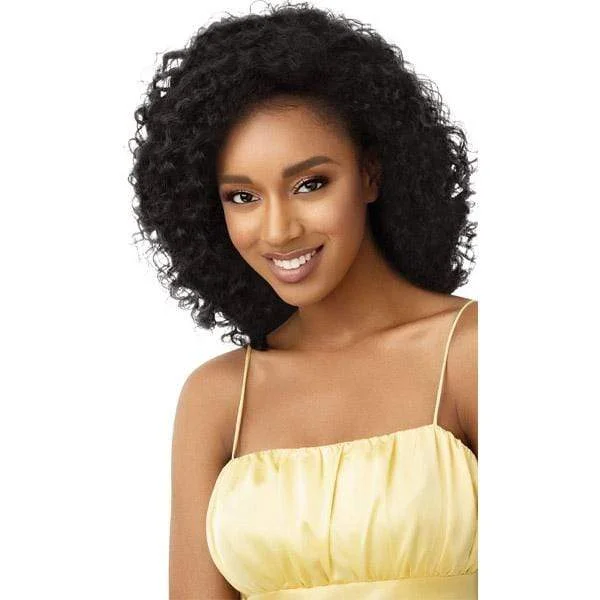 Half wig with a middle - part for a classic and elegant styleOutre Converti Cap Synthetic Hair Wig - BEACH BABE