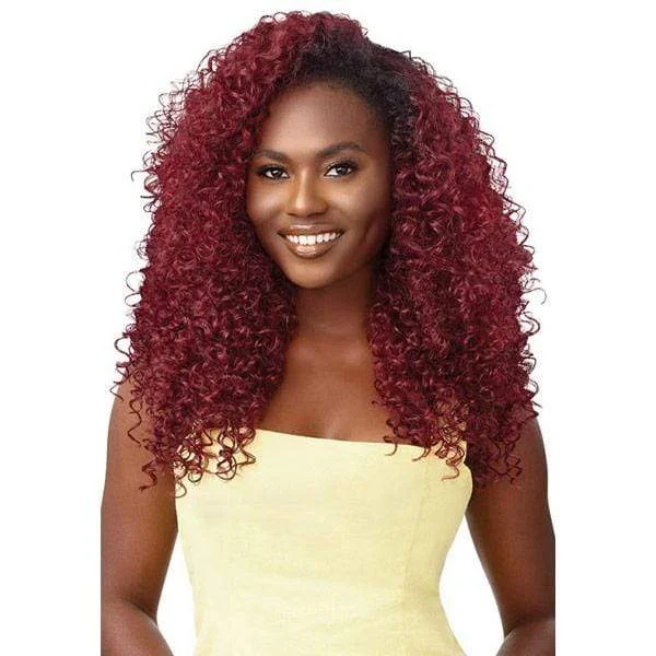 Synthetic half wig with a natural - looking textureOutre Converti Cap Synthetic Hair Wig - DOMINICAN BOUNCE