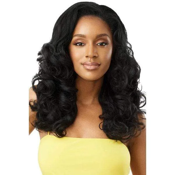 Half wig with a straight texture for a sleek and minimalist lookOutre Converti Cap Synthetic Hair Wig - GIMME GLAMOUR