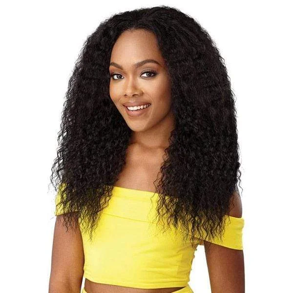 Half wig with a curly texture for a bold and stylish choiceOutre Converti Cap Synthetic Hair Wig - GLITZ & GLAM