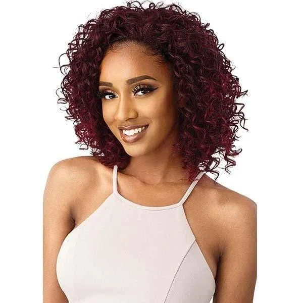 Adjustable - cap half wig for a comfortable fitOutre Quick Weave Synthetic Half Wig - FAYE