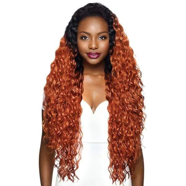 Half wig with a silk - base cap for a comfortable and smooth feelOutre Quick Weave Synthetic V Shape Half Wig - KANDY