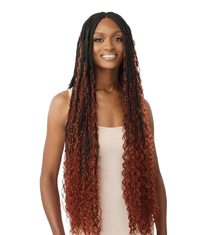 Sew - in Braid & Plait Hair Extensions for a Long - Lasting and Secure StyleOutre X-Pression Twisted Up 3X Boho Box Braid 32"