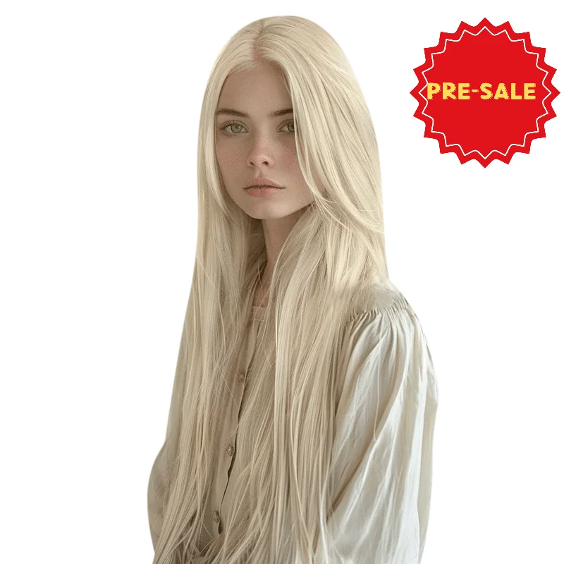 Clip - in hair extensions with a middle - part for a classic and elegant style[PRE-SALE]New Seamless Clip In Hair Extensions For Thin Hair Extensions Real Hair Virgin #60