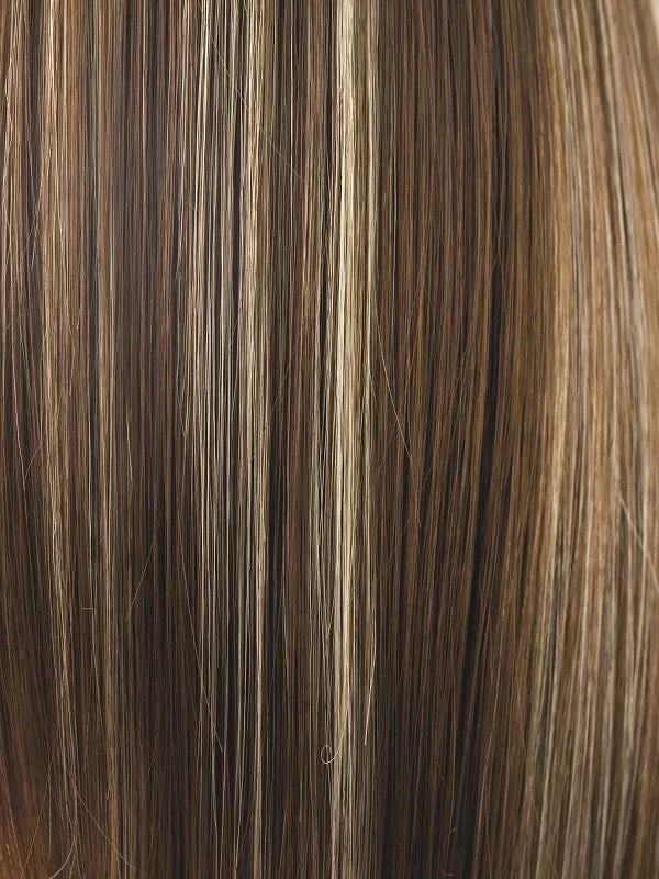 Iced Mocha | Dark brown with medium brown base, blended with light blonde highlights