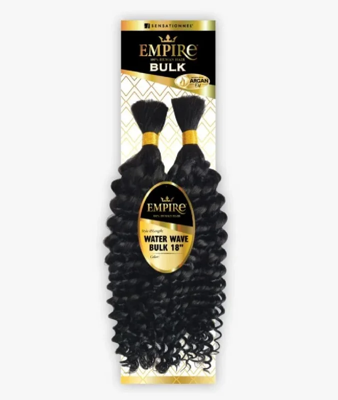 Braid & Plait Hair Extensions with a Pre - Twisted Design for Easy InstallationSensationnel Empire Braid Water Wave Bulk 18