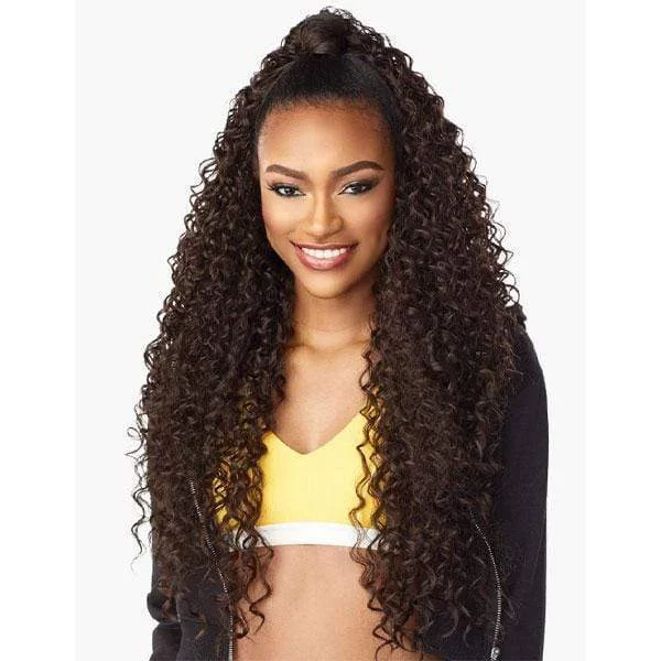 Half wig with a natural - looking root for a more realistic lookSensationnel Instant Up & Down Pony Wrap Half Wig - UD 10 - Clearance