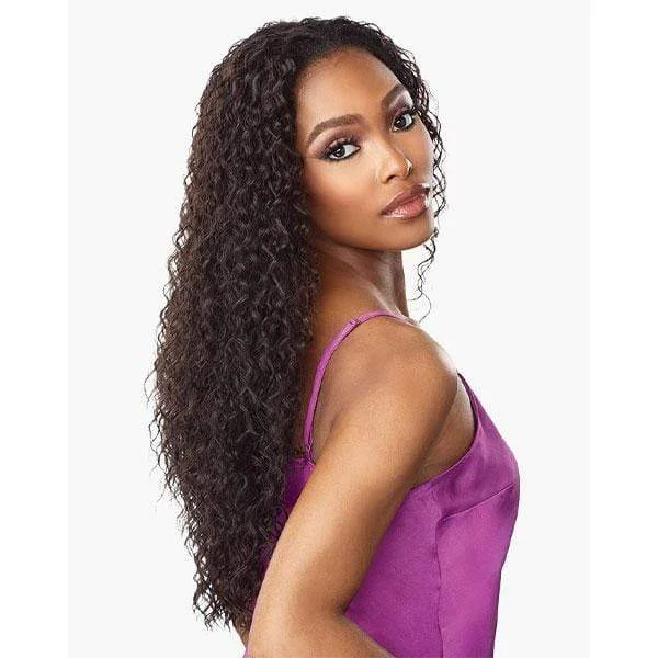 Half wig with a side - swept bang for a sophisticated lookSensationnel Synthetic Half Wig Instant Weave Drawstring Cap - IWD 2