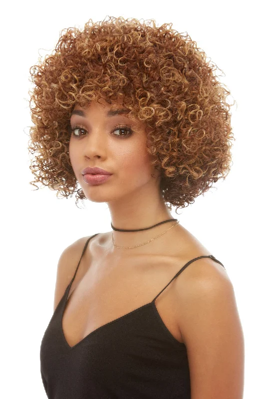 Heat - resistant curly wig for easy styling at homeLiona <br>Synthetic Wig