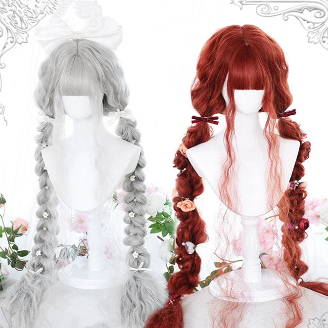 Adjustable - cap curly wig for a comfortable fitSuper Long Hair Harajuku Lolita Wig YV44415