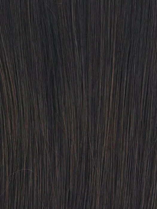 RL2/4 OFF BLACK | Black Evenly Blended with Dark Brown Highlights