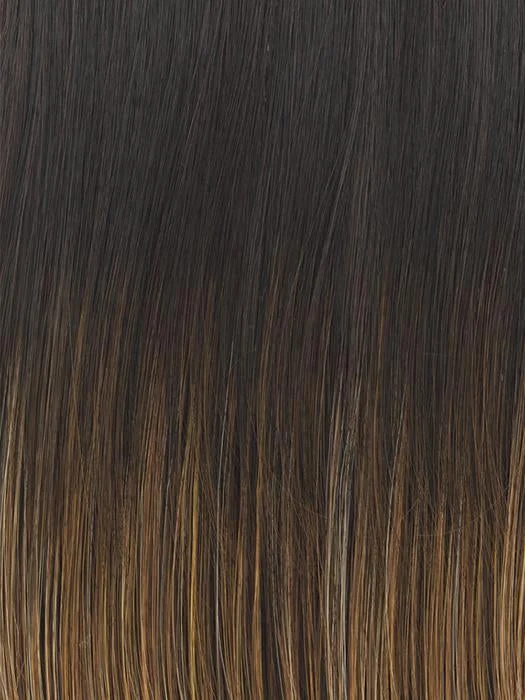 RL8/29SS SHADED HAZELNUT | Warm Medium Brown Evenly Blended with Ginger Blonde and Dark Roots