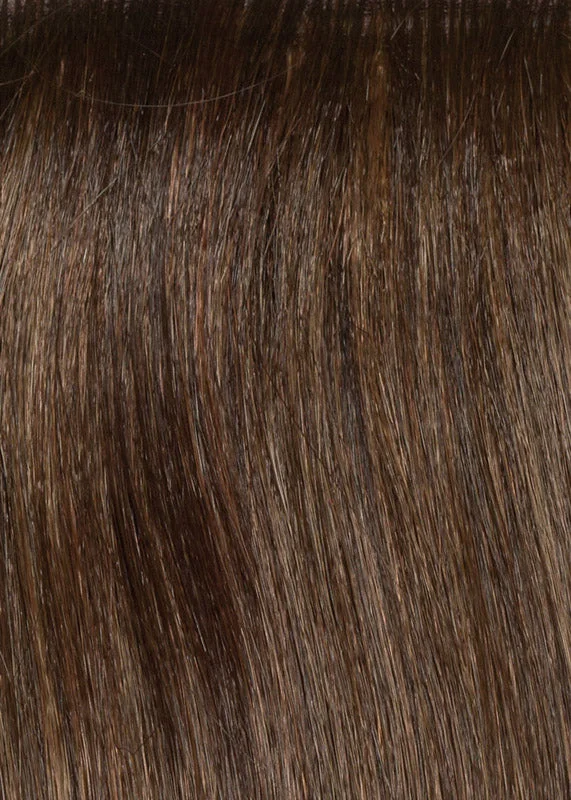 Medium Brown | A stunning chocolate brown with natural low-lights and highlights