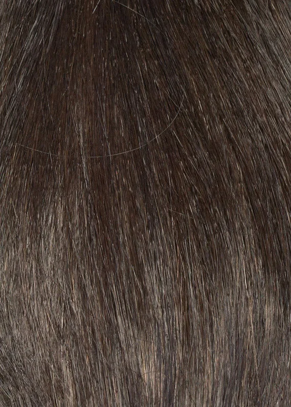 Dark Brown | A rich sable brown with mahogany highlights