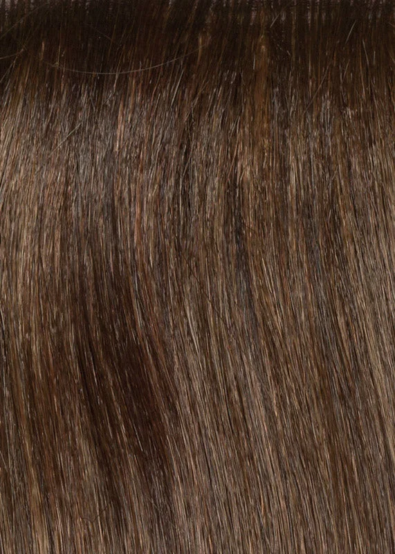 Medium Brown | A stunning chocolate brown with natural low-lights and highlights