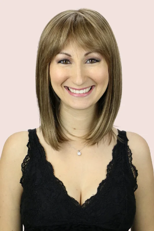 Medium - length wig with a side - swept bang for a sophisticated lookBrianne Mono (medium wig)