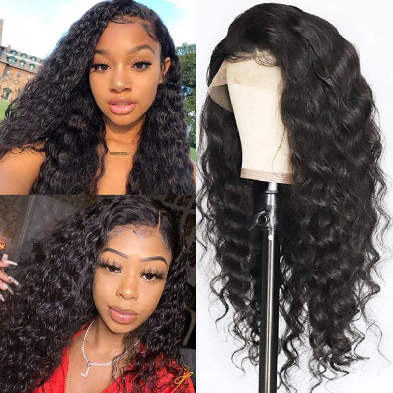 Glueless wig with a platinum - blonde color for a bold and trendy look?【BLACK FRIDAY】?BYE~BYE~KNOTS HD SWISS LACE 5X5 CLOSURE LACE WIG - LOOSE WAVE