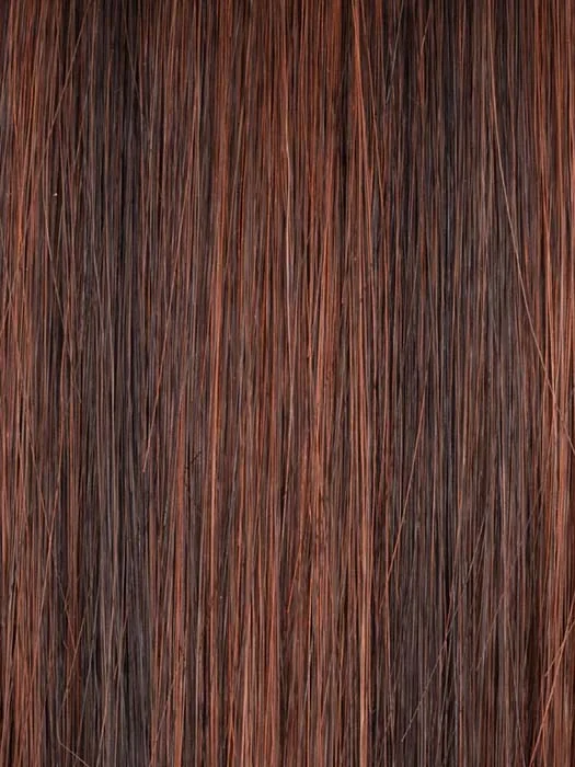 AUBURN-ROOTED | Dark Auburn, Deep Copper Brown, and Darkest Brown Blend with Shaded Roots