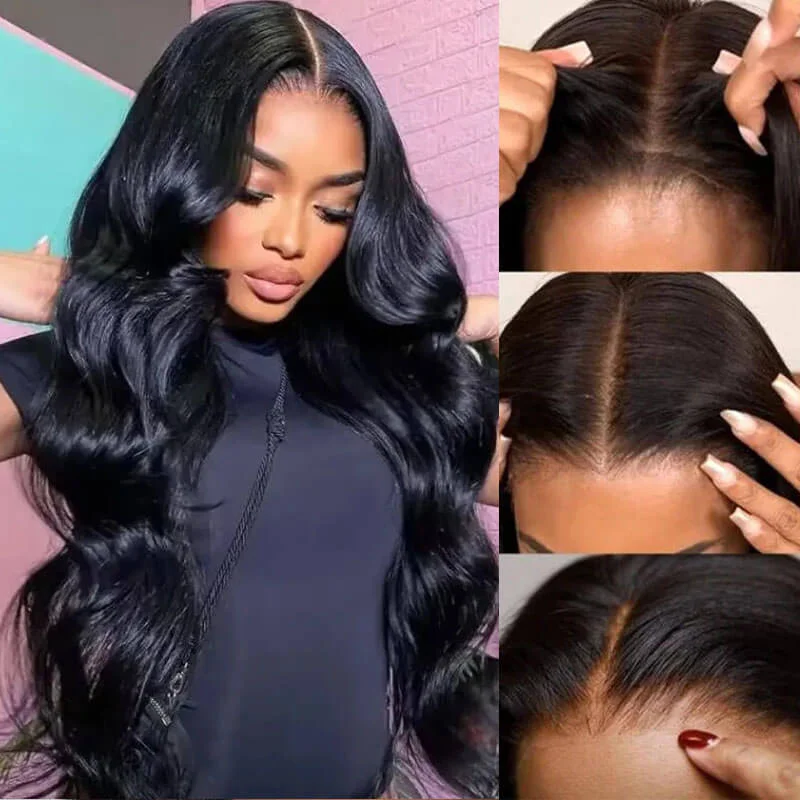 Glueless wig in a chestnut - brown color for a warm and rich appearanceeullair Wear Go Glueless Wig Body Wave 6x4 5x5 Lace Wig Pre Cut Lace Beginner Friendly Pre Plucked Hairline 3D Elastic Dome Cap