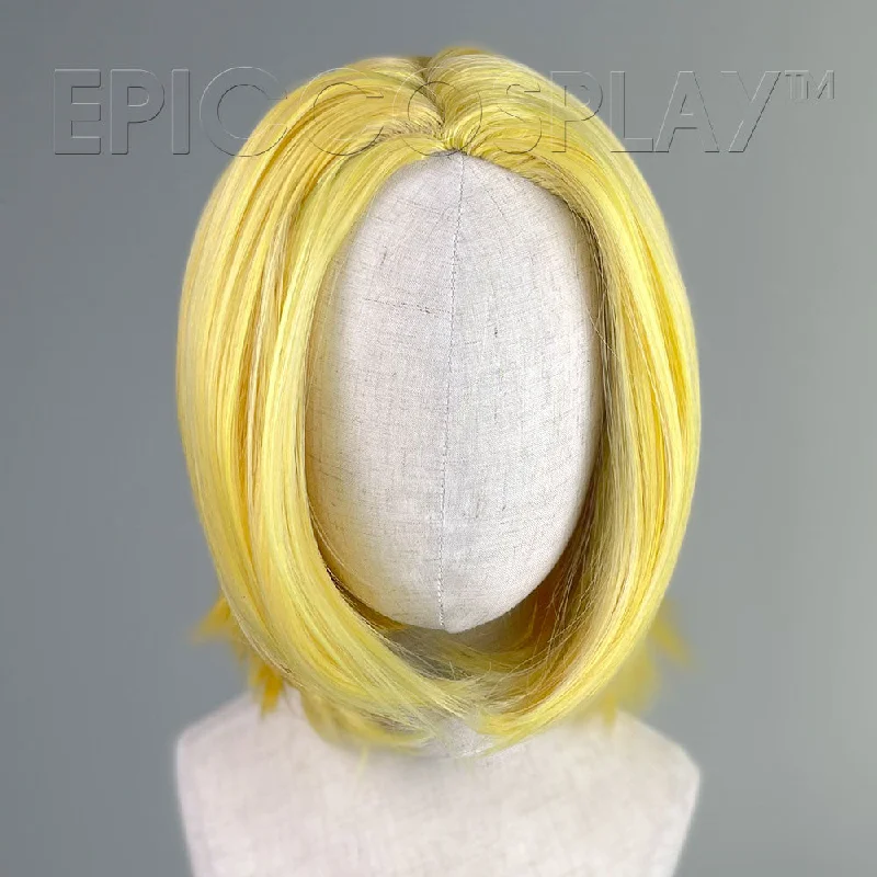 Medium - length wig with a wispy fringe for a soft and feminine lookHelen - Rich Butterscotch Blonde Wig