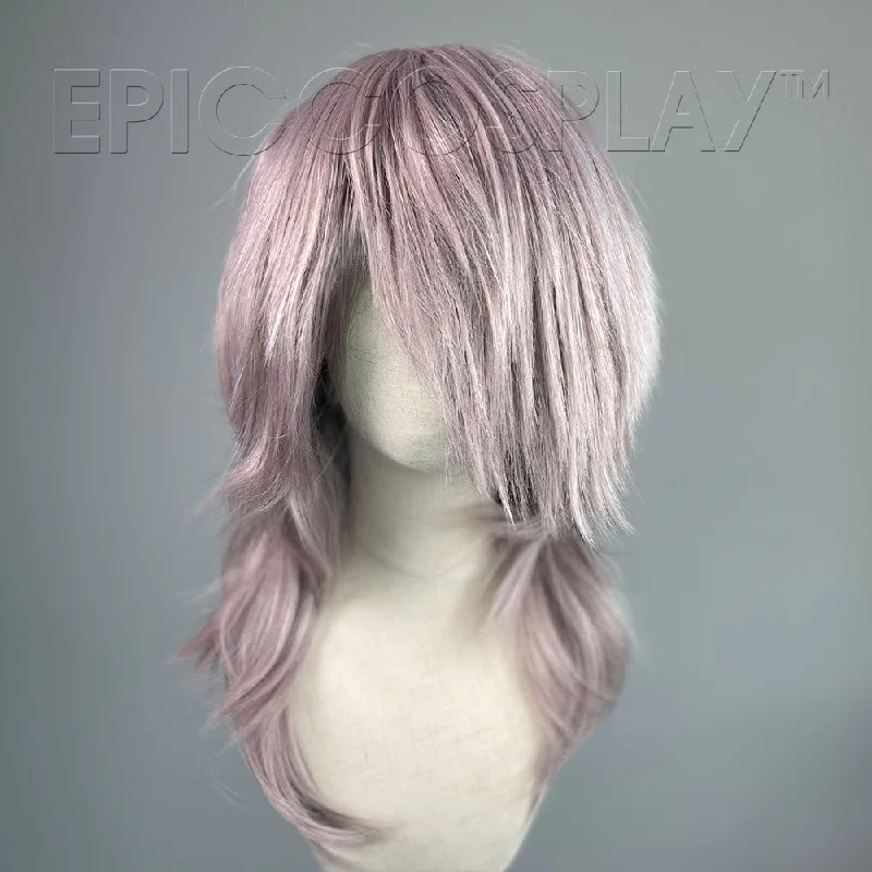 Medium - length wig with a side - part for a more flattering lookHelios - Hazy Grey Wig