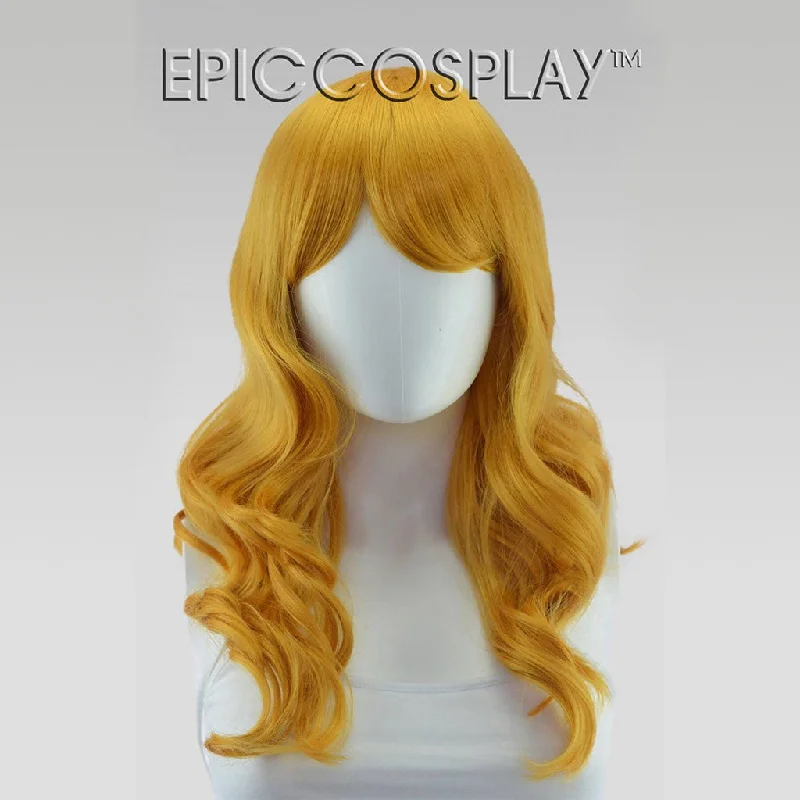 Medium - length wig with a middle - part for a classic and elegant styleHestia - Autumn Gold Wig