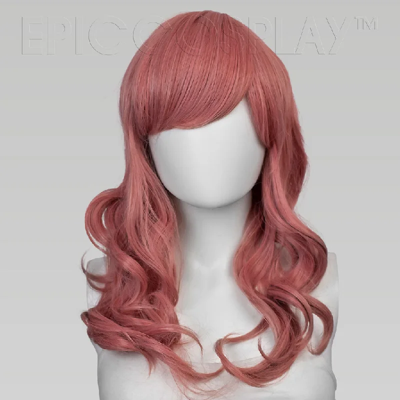 Medium - length wig with a silk - base cap for a comfortable and smooth feelHestia - Princess Dark Pink Mix