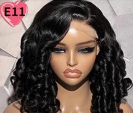 Glueless wig with a 180 - density for a full and thick appearanceLeesa