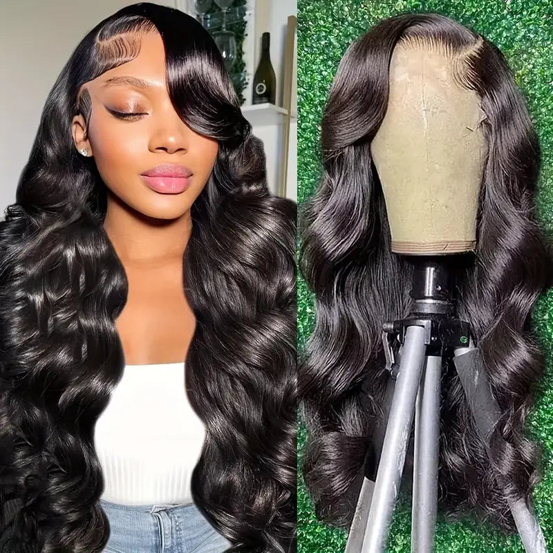 Medium - length wig with a heat - resistant formula for easy styling at homeOvernight Shipping Glueless Long 18-34 Inch Body Wave Human Hair Wig HD 13x4 Lace Front Wigs Hairstyles